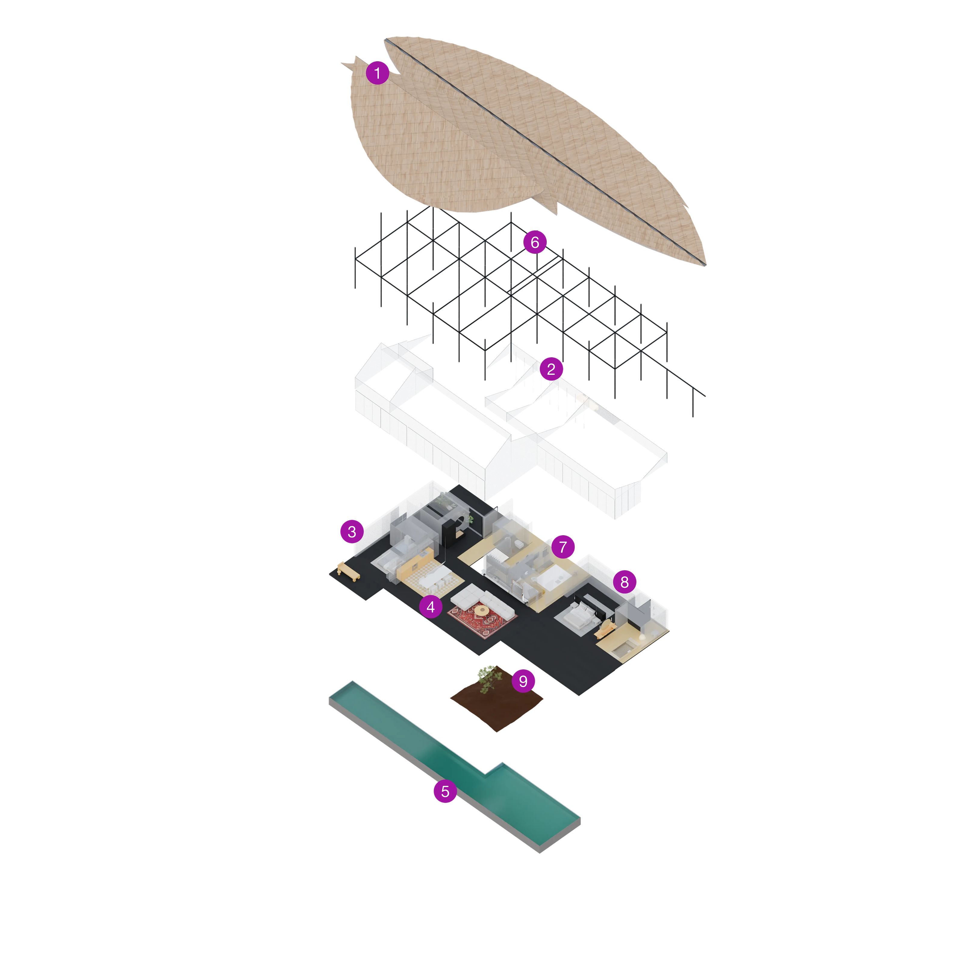 House roof system